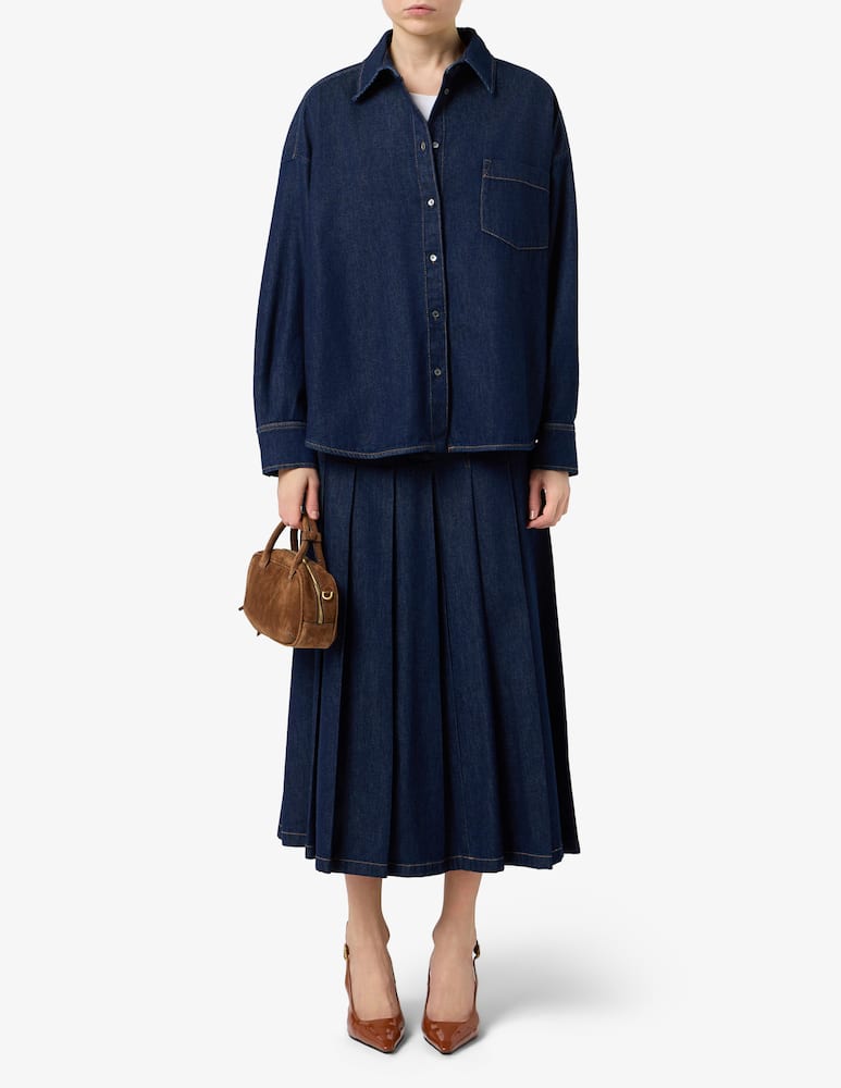Weekend Max Mara Gonna midi in jeans Ovale - immagine 2 Weekend Max Mara Gonna midi in jeans Ovale - immagine 2