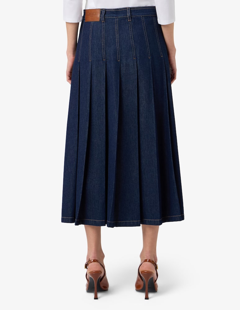 rinascente Weekend Max Mara Gonna midi in jeans Ovale