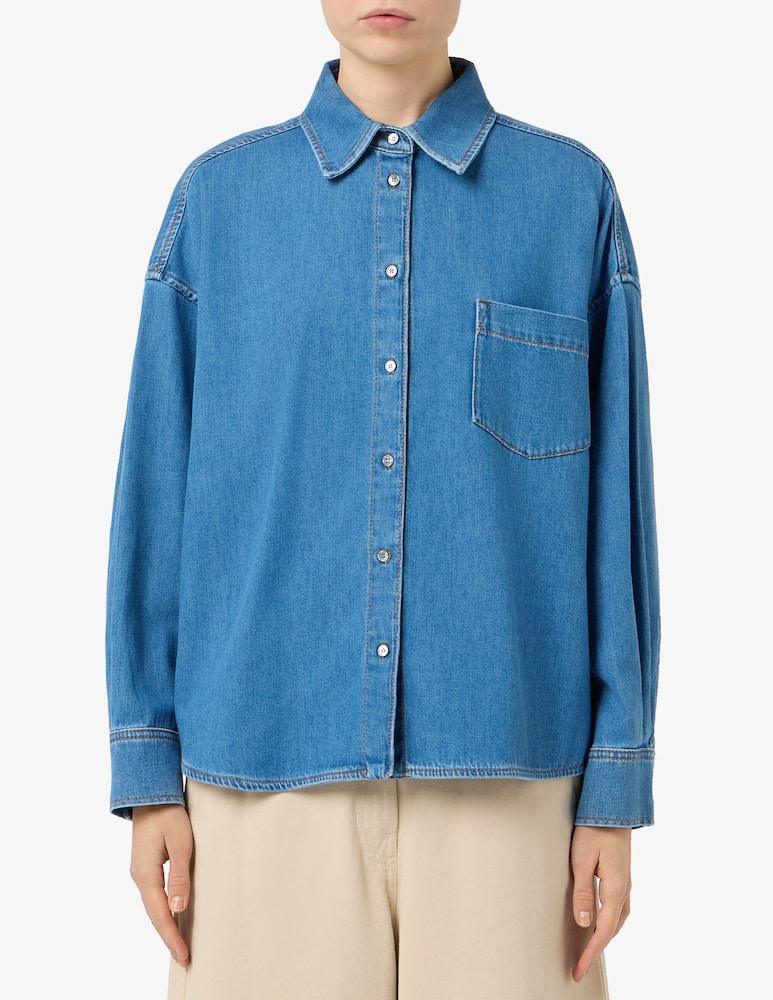 Weekend Max Mara Foggia denim shirt - picture 1 Weekend Max Mara Foggia denim shirt - picture 1