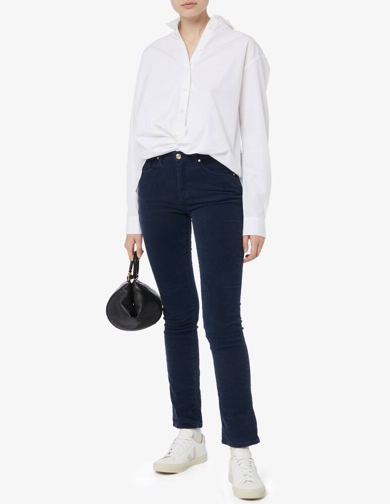 rinascente Elizabeth Ascot Velvet slim-fit trousers