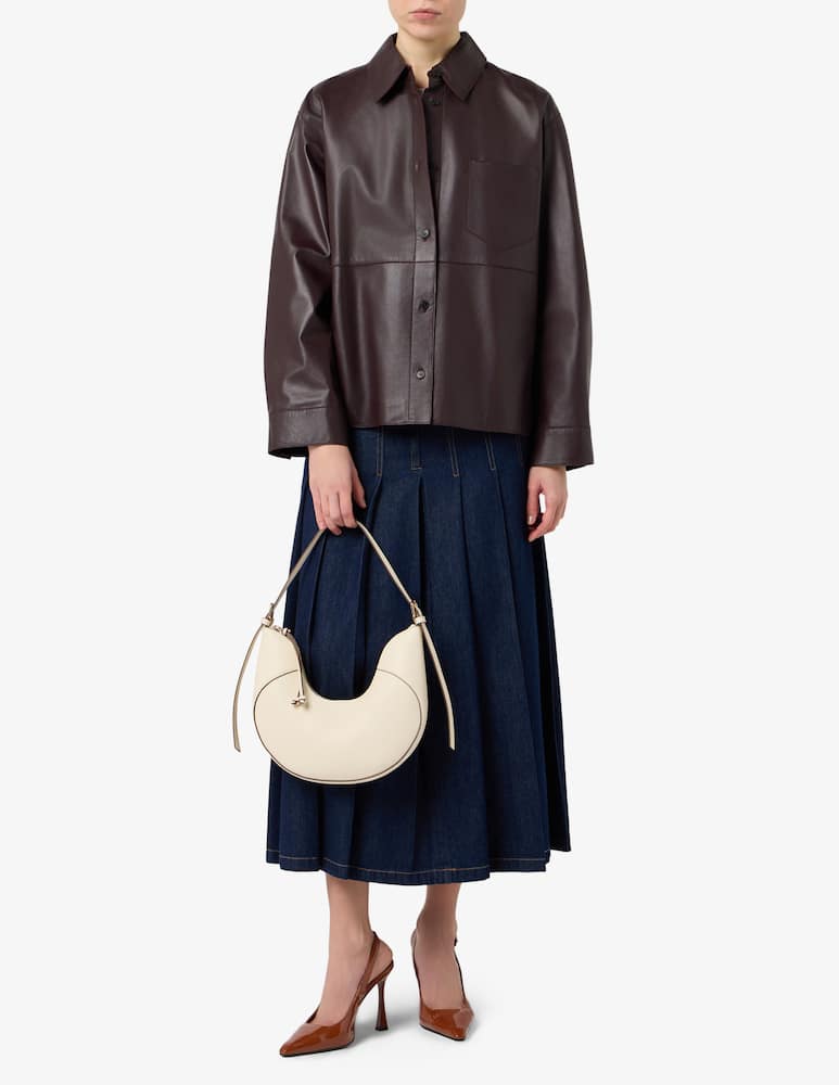 rinascente Weekend Max Mara Leather overshirt
