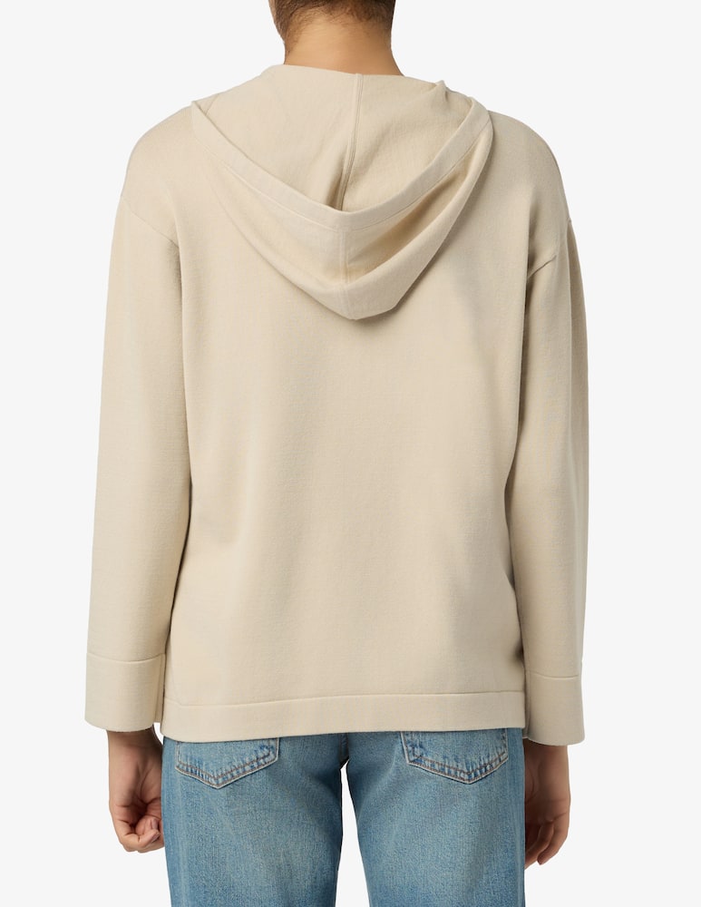 rinascente MM by MaxMara Felpa in maglia con cappuccio e cerniera MMLALOA