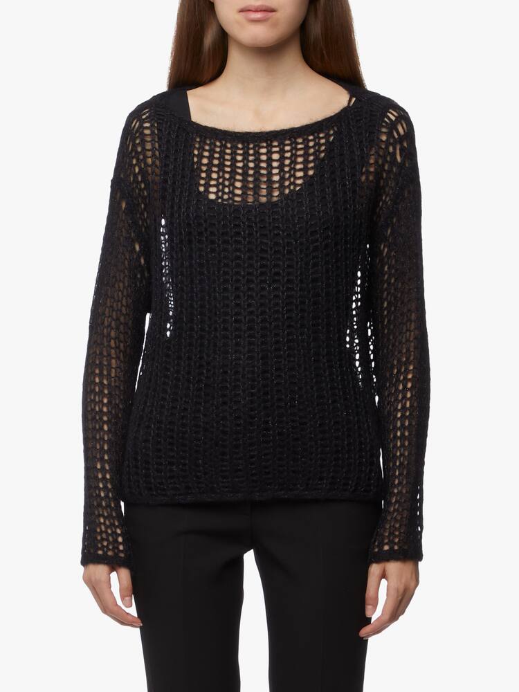rinascente Peserico Stretch microrib jersey long sleeve lenght top