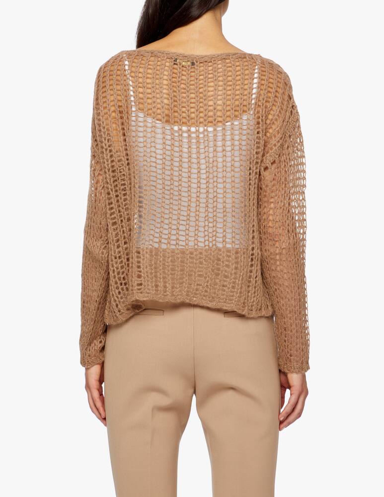 rinascente Peserico Maxi maglia misto alpaca lana e suri con punti luce