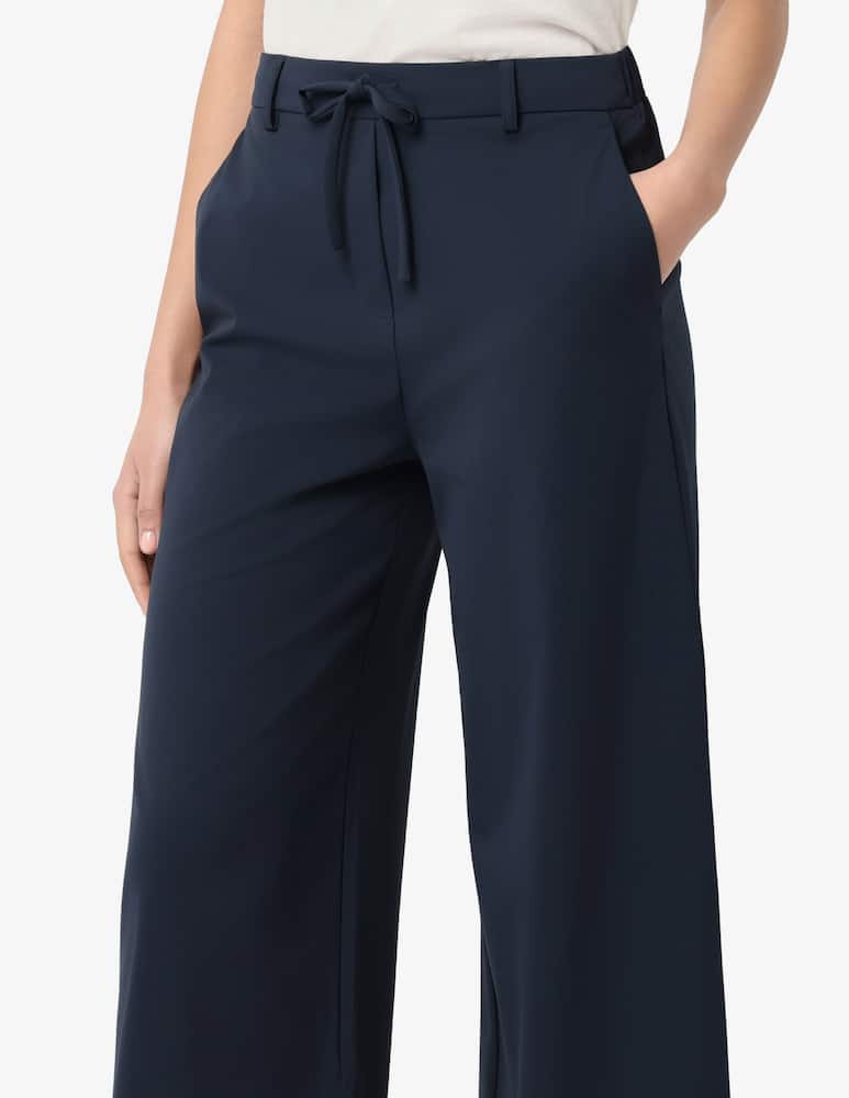 rinascente MM Jersey wide leg trousers
