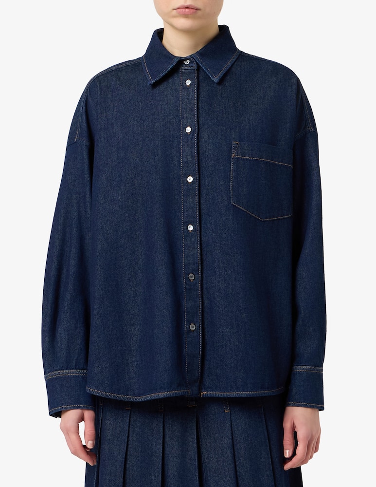 Weekend Max Mara Foggia denim shirt - picture 1 Weekend Max Mara Foggia denim shirt - picture 1