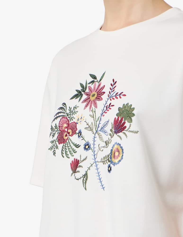 rinascente Weekend Max Mara Floral embroidery t-shirt