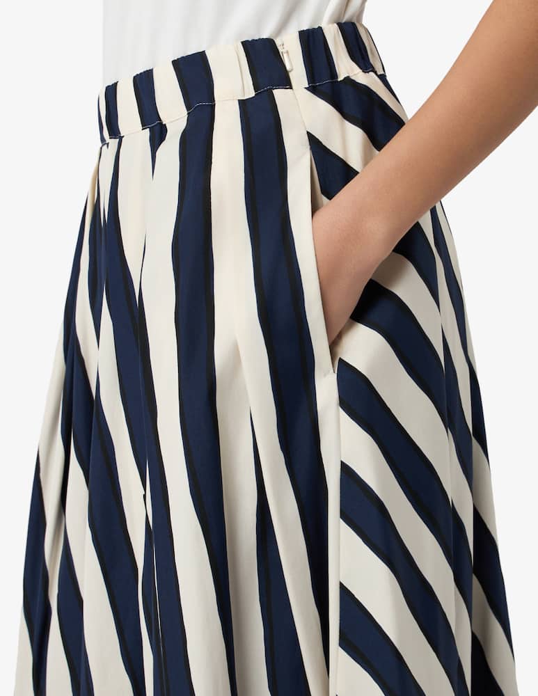 rinascente Weekend Max Mara Gonna lunga a righe Duomo