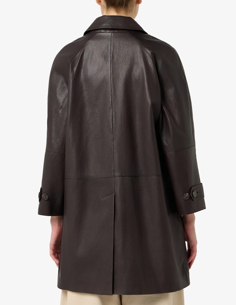 rinascente Weekend Max Mara Cappotto in pelle Camino