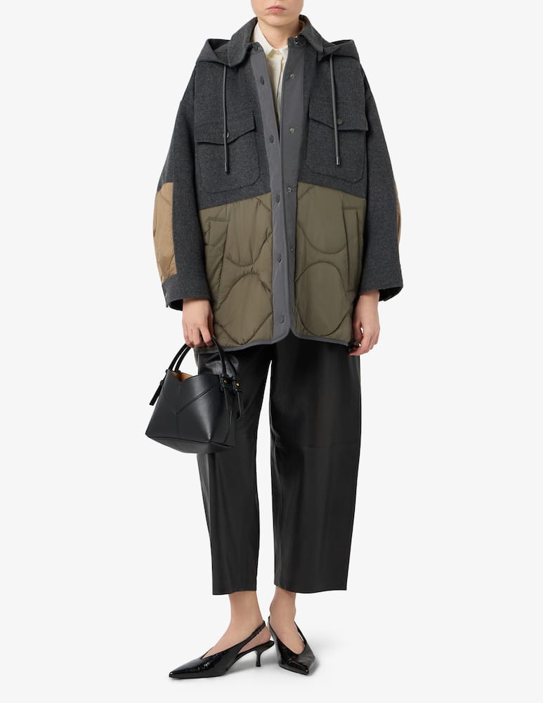 rinascente Weekend Max Mara Giaccone imbottito corto con cappuccio