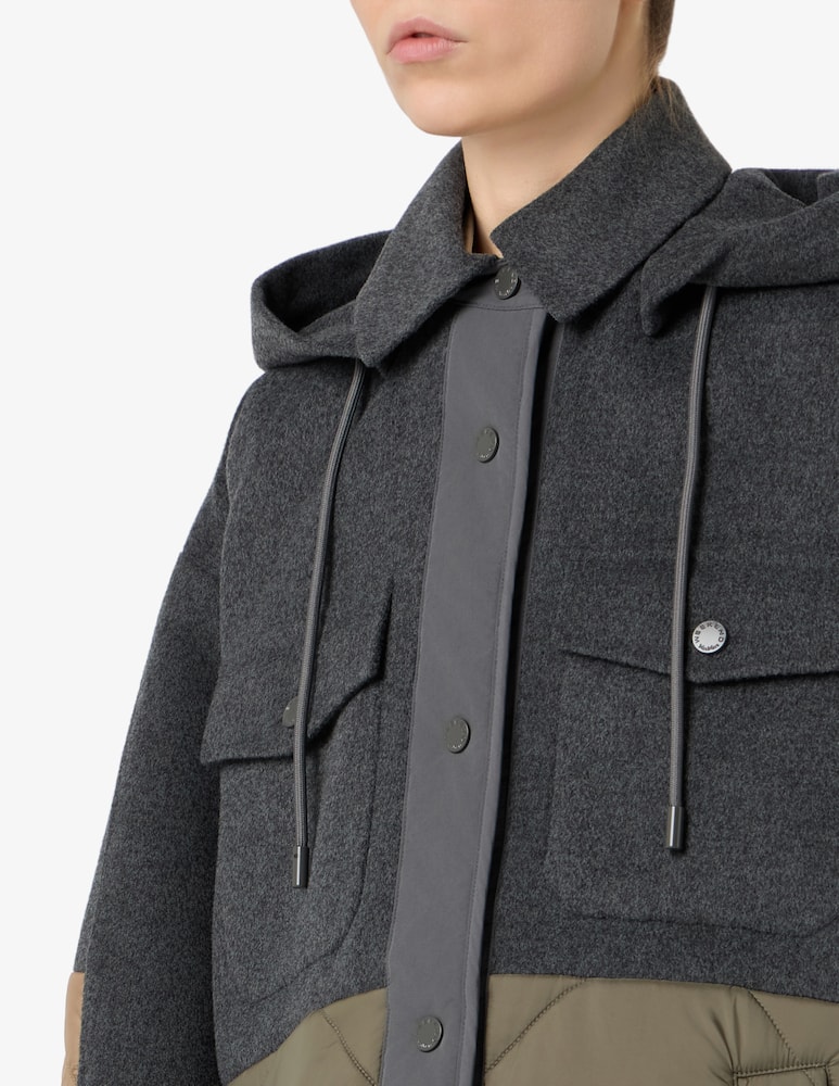 rinascente Weekend Max Mara Giaccone imbottito corto con cappuccio