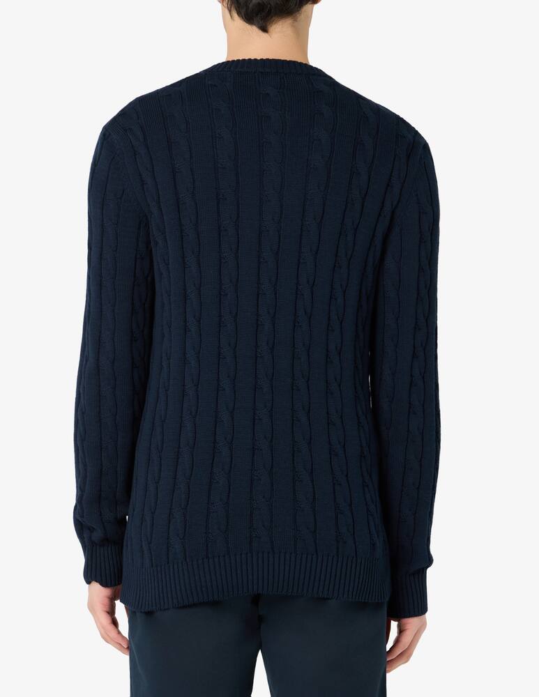 rinascente Rinascente Collection Maglia intrecciata in cotone lavato