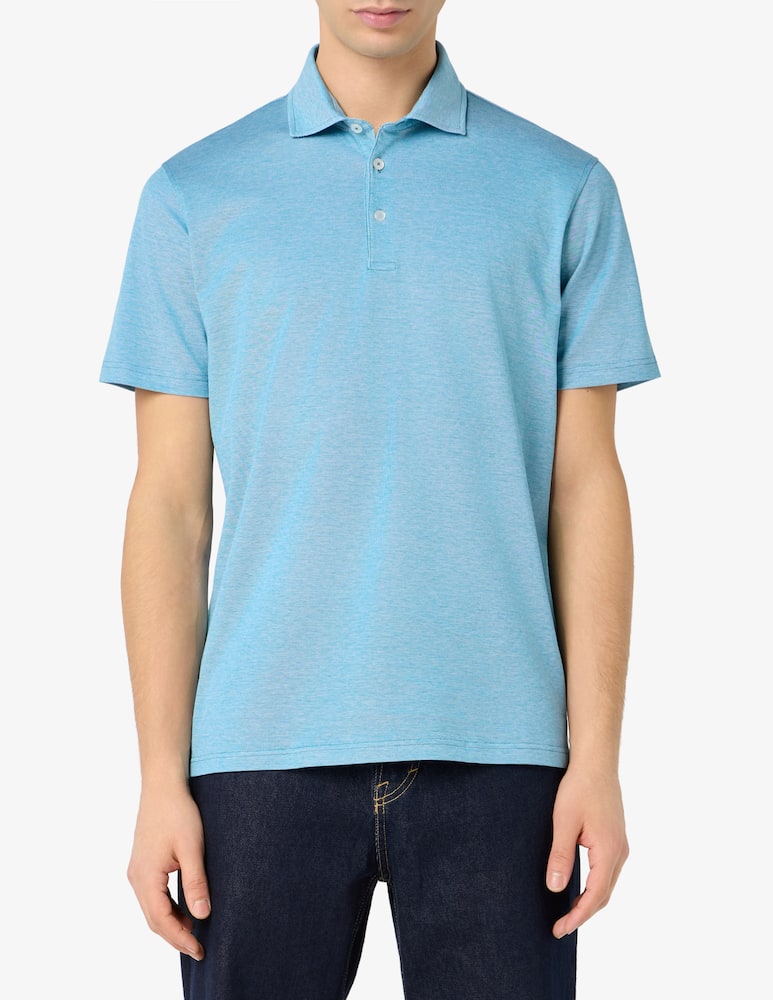 Rinascente Collection Oxford short sleeve polo - picture 1