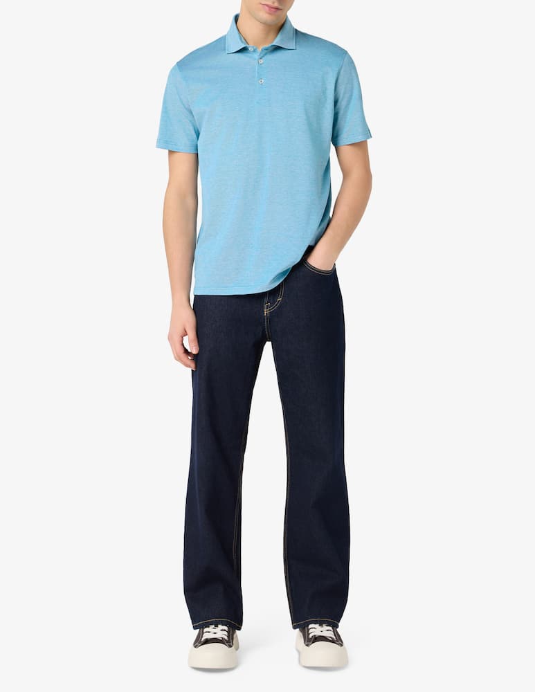 Rinascente Collection Oxford short sleeve polo - picture 2