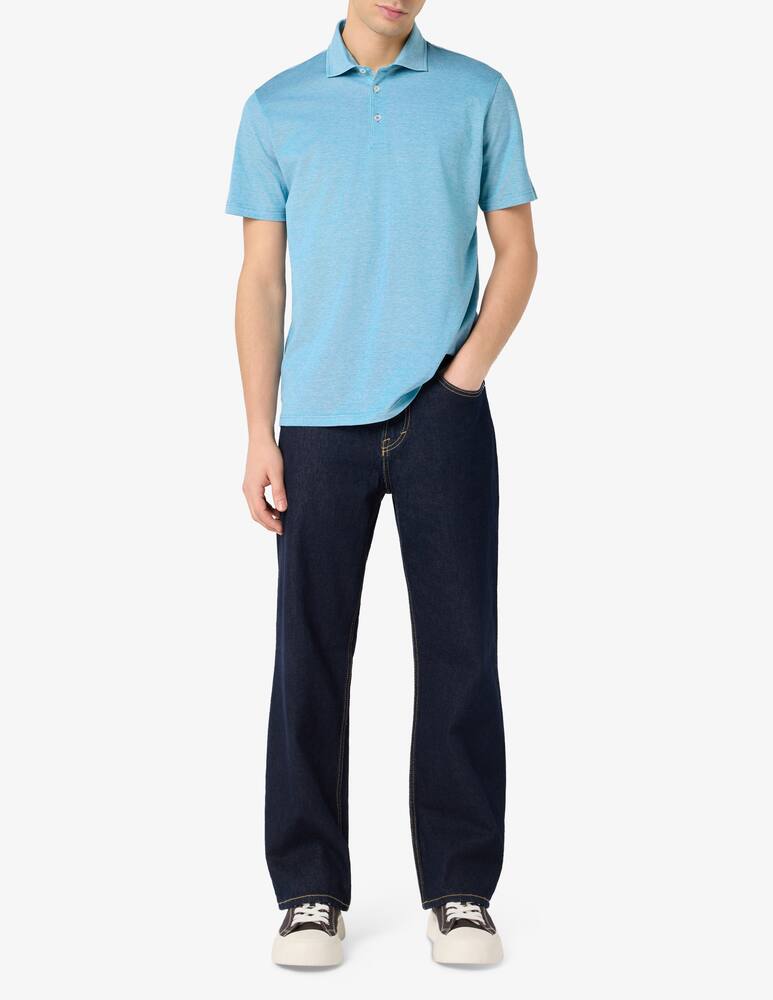 rinascente Rinascente Collection Oxford short sleeve polo