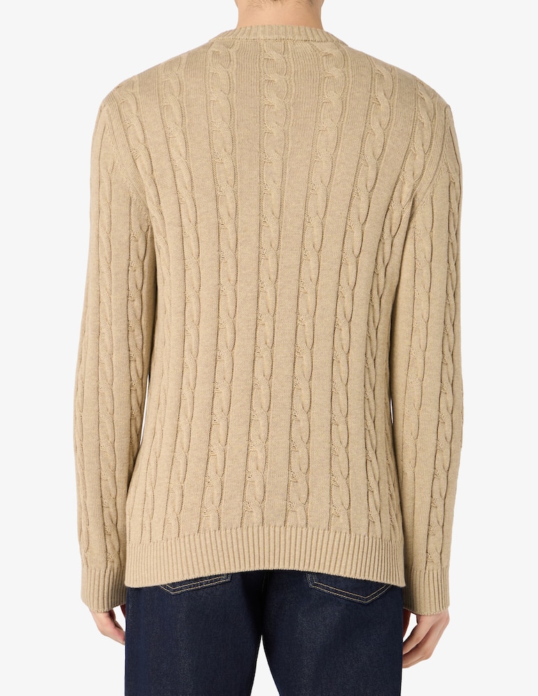 Rinascente Collection Crewneck cable knit jumper - picture 3 Rinascente Collection Crewneck cable knit jumper - picture 3