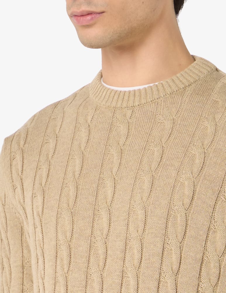 Rinascente Collection Crewneck cable knit jumper - picture 4 Rinascente Collection Crewneck cable knit jumper - picture 4