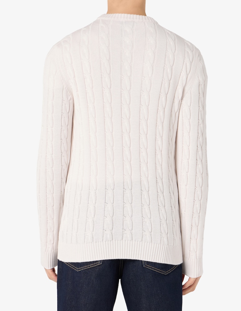 Rinascente Collection Crewneck cable knit jumper - picture 3 Rinascente Collection Crewneck cable knit jumper - picture 3