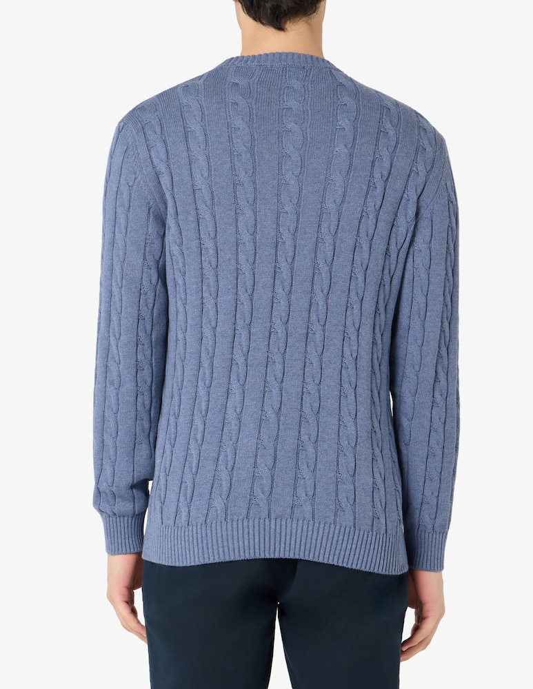 Rinascente Collection Crewneck cable knit jumper - picture 3 Rinascente Collection Crewneck cable knit jumper - picture 3