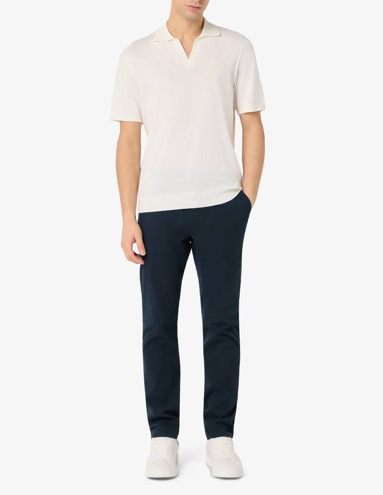 Rinascente Collection Polo v-neck compact cotton - picture 2 Rinascente Collection Polo v-neck compact cotton - picture 2