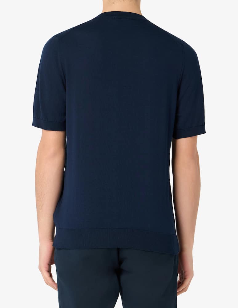 Rinascente Collection Compact cotton t-shirt - picture 3