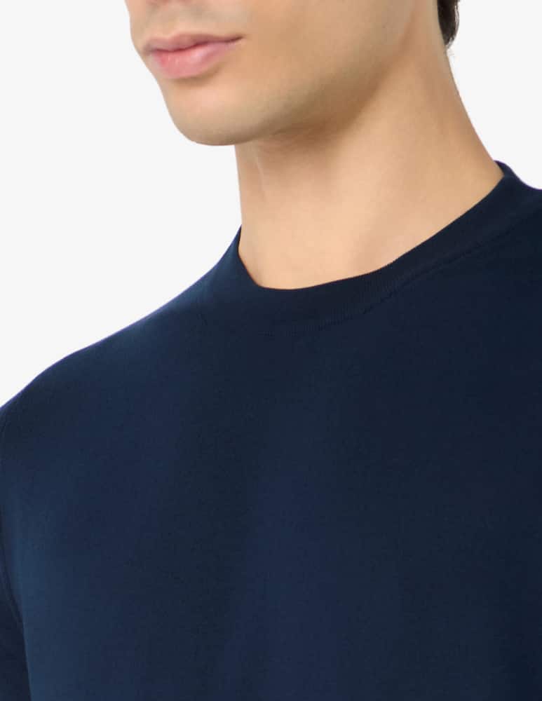 Rinascente Collection Compact cotton t-shirt - picture 4