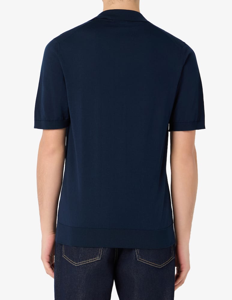 Rinascente Collection Polo v-neck compact cotton - picture 3 Rinascente Collection Polo v-neck compact cotton - picture 3