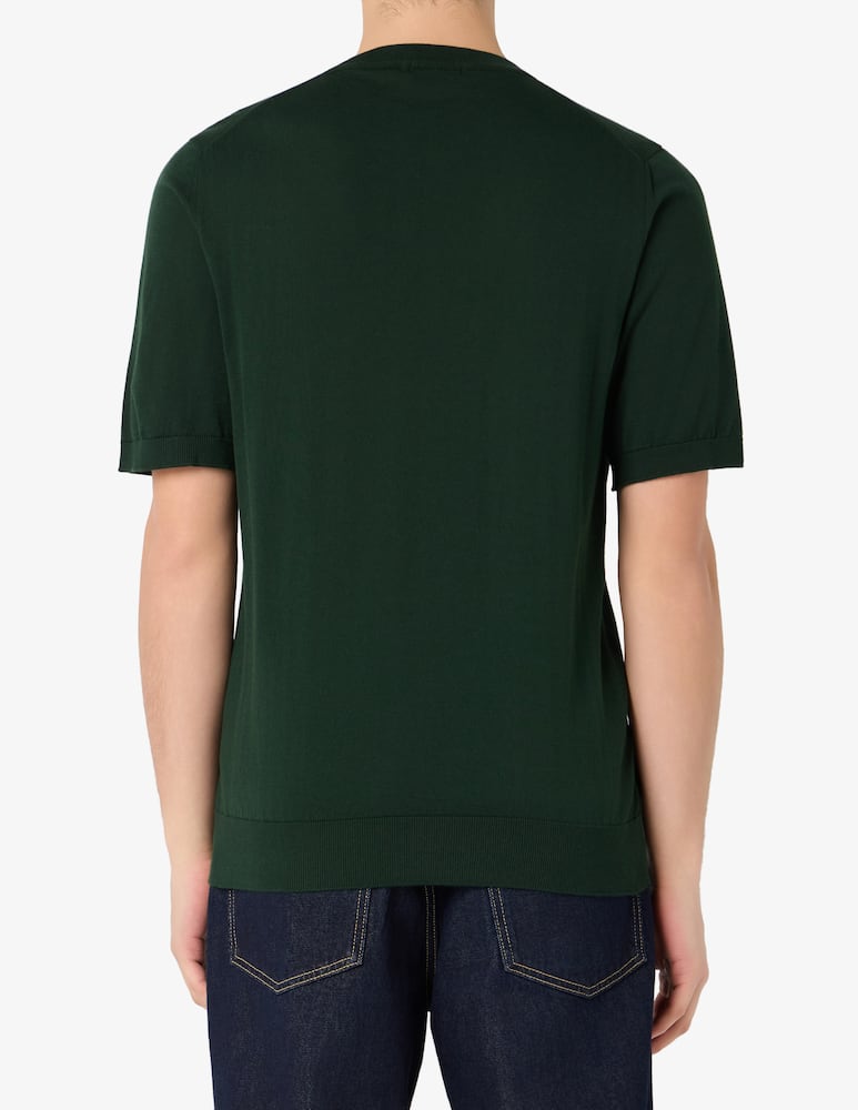 Rinascente Collection Compact cotton t-shirt - picture 3