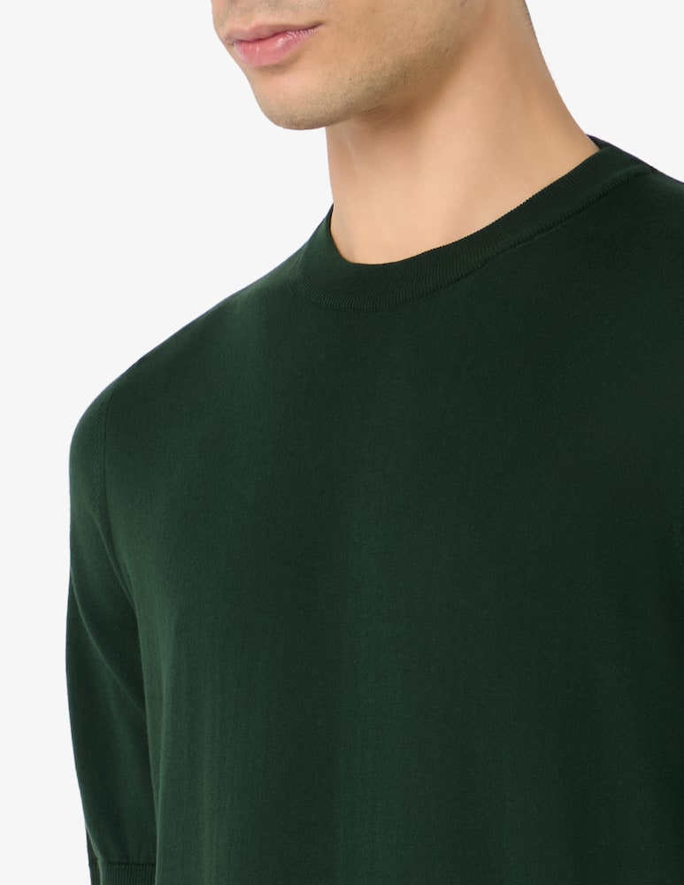 Rinascente Collection Compact cotton t-shirt - picture 4