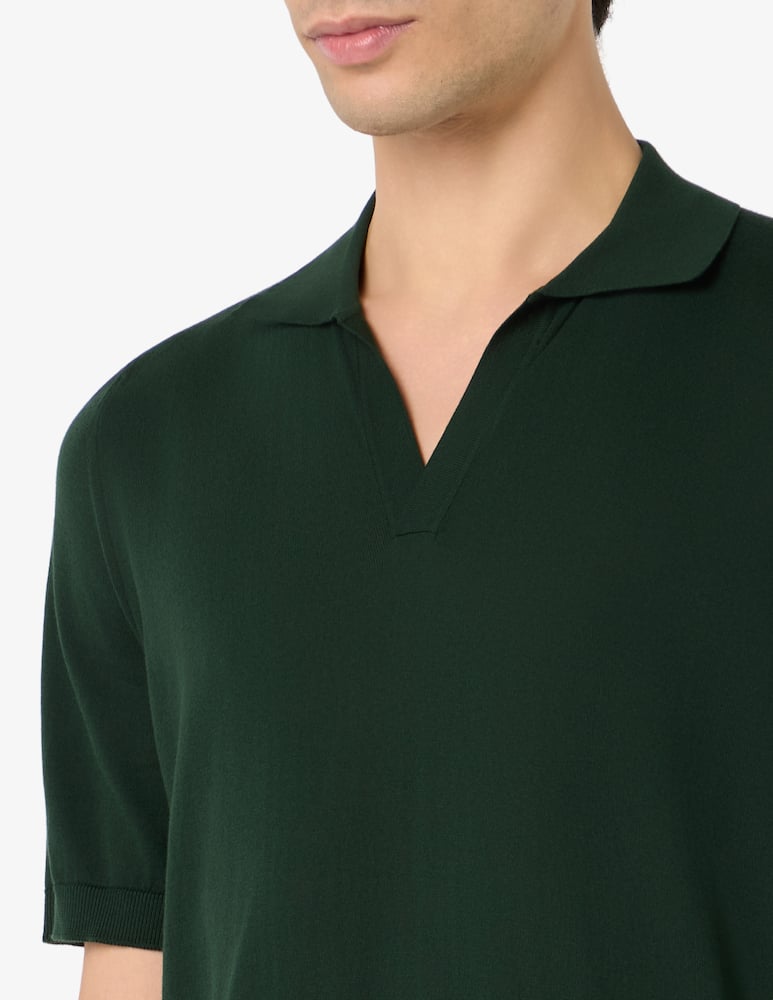 rinascente Rinascente Collection Polo v-neck compact cotton