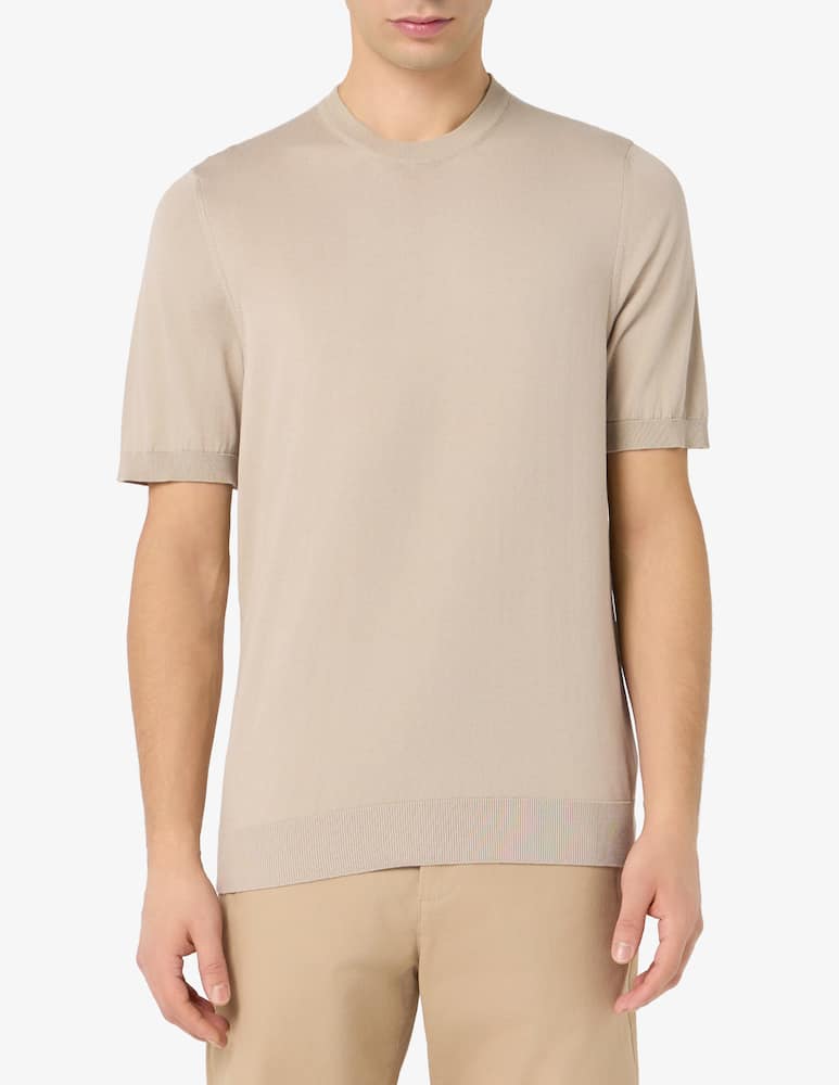 Rinascente Collection Cotton compact t-shirt - picture 1