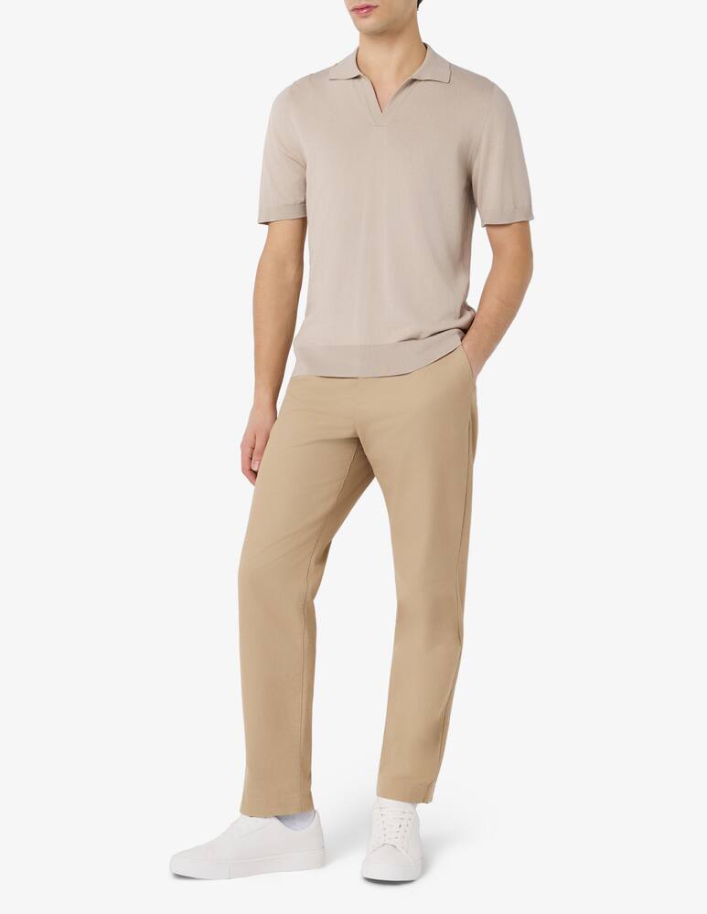 Rinascente Collection Polo v-neck compact cotton - picture 2 Rinascente Collection Polo v-neck compact cotton - picture 2