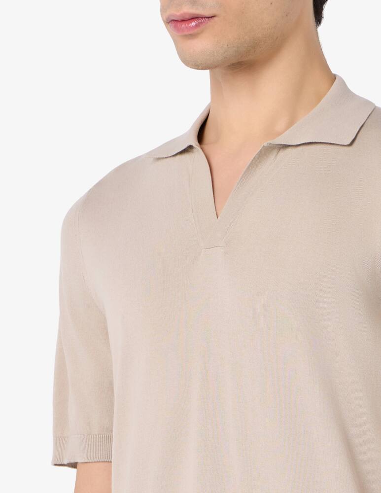 rinascente Rinascente Collection Compact cotton v-neck polo