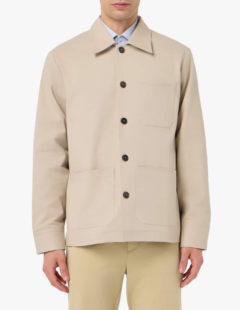 Sartoria Italiana Cotton stretch work jacket - picture 1 Sartoria Italiana Cotton stretch work jacket - picture 1
