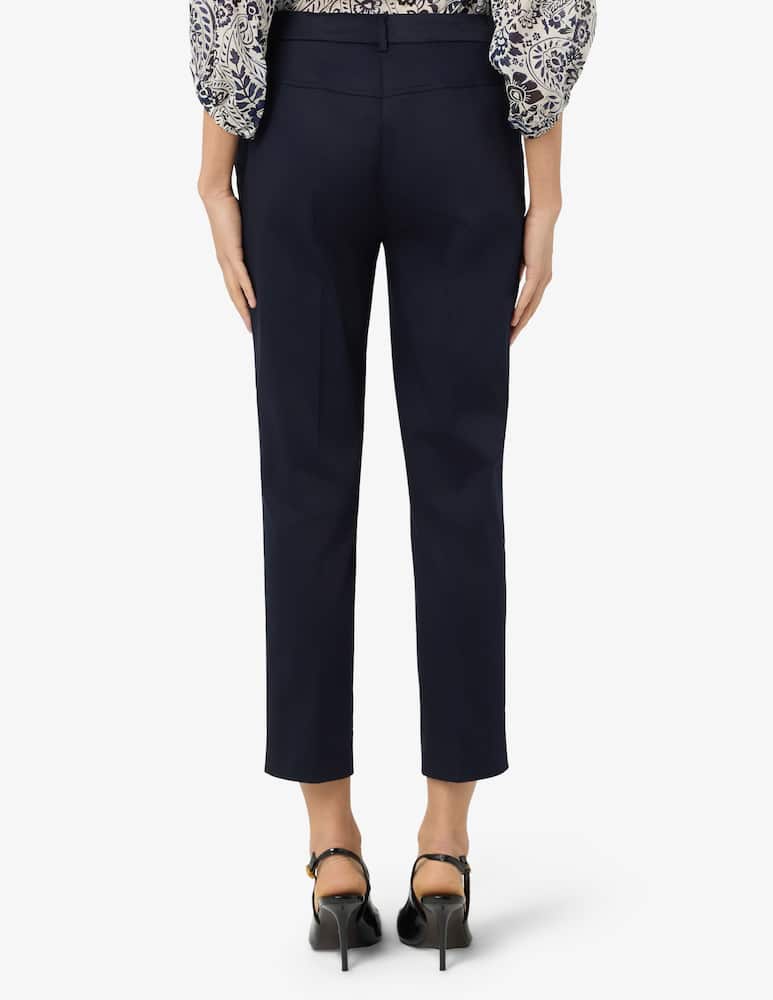 rinascente Elizabeth Ascot Cigarette cotton trousers