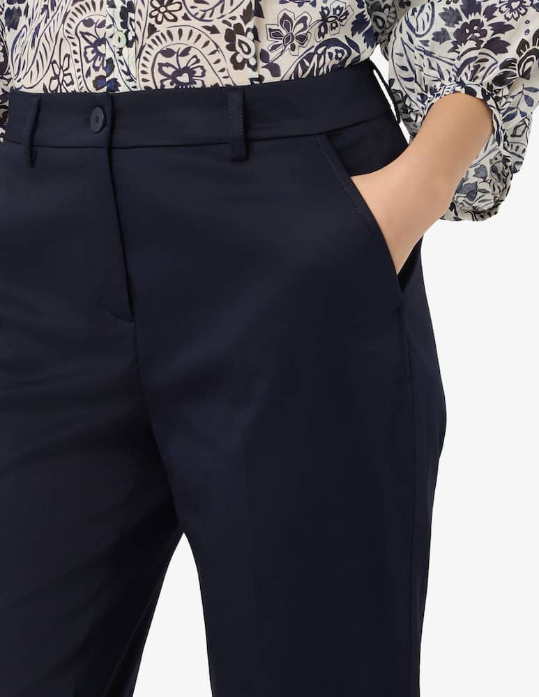 rinascente Elizabeth Ascot Cigarette cotton trousers