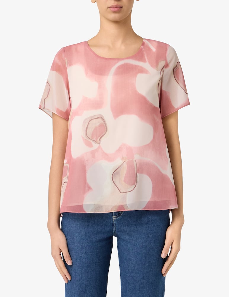 Elizabeth Ascot Blusa floreale in georgette - immagine 1 Elizabeth Ascot Blusa floreale in georgette - immagine 1