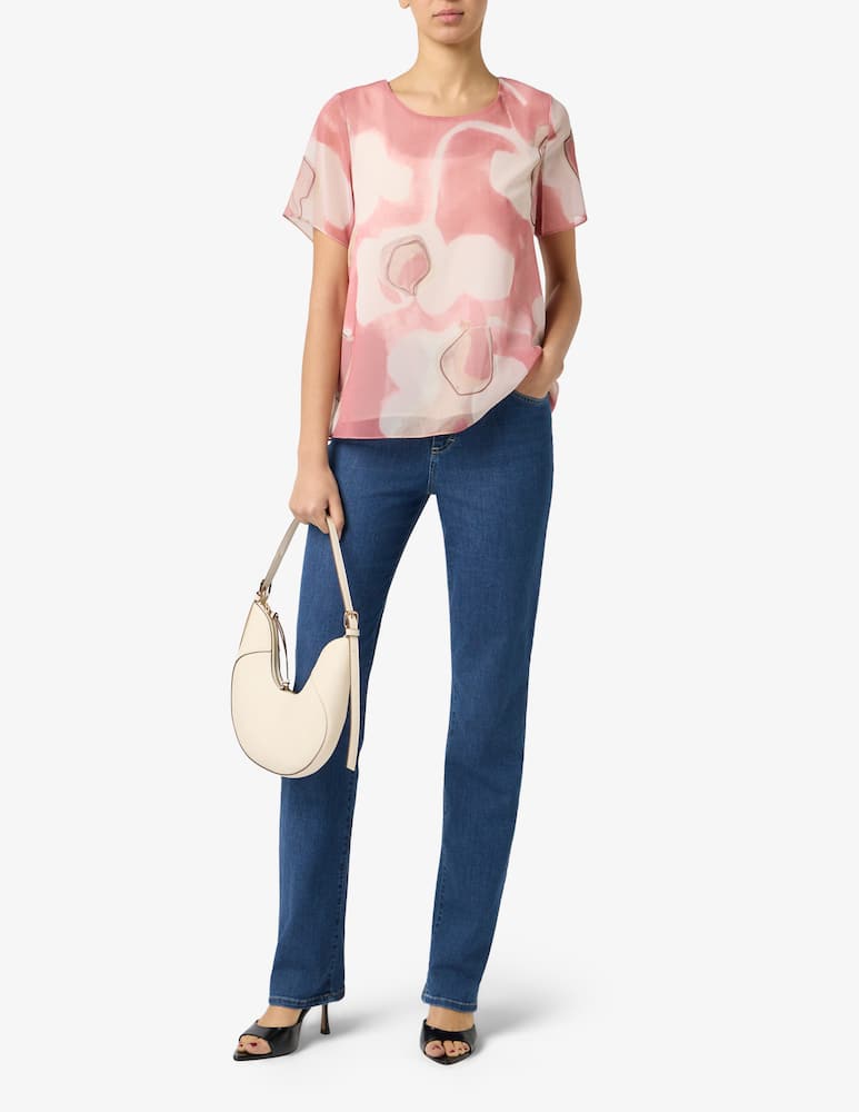 Elizabeth Ascot Blusa floreale in georgette - immagine 2 Elizabeth Ascot Blusa floreale in georgette - immagine 2