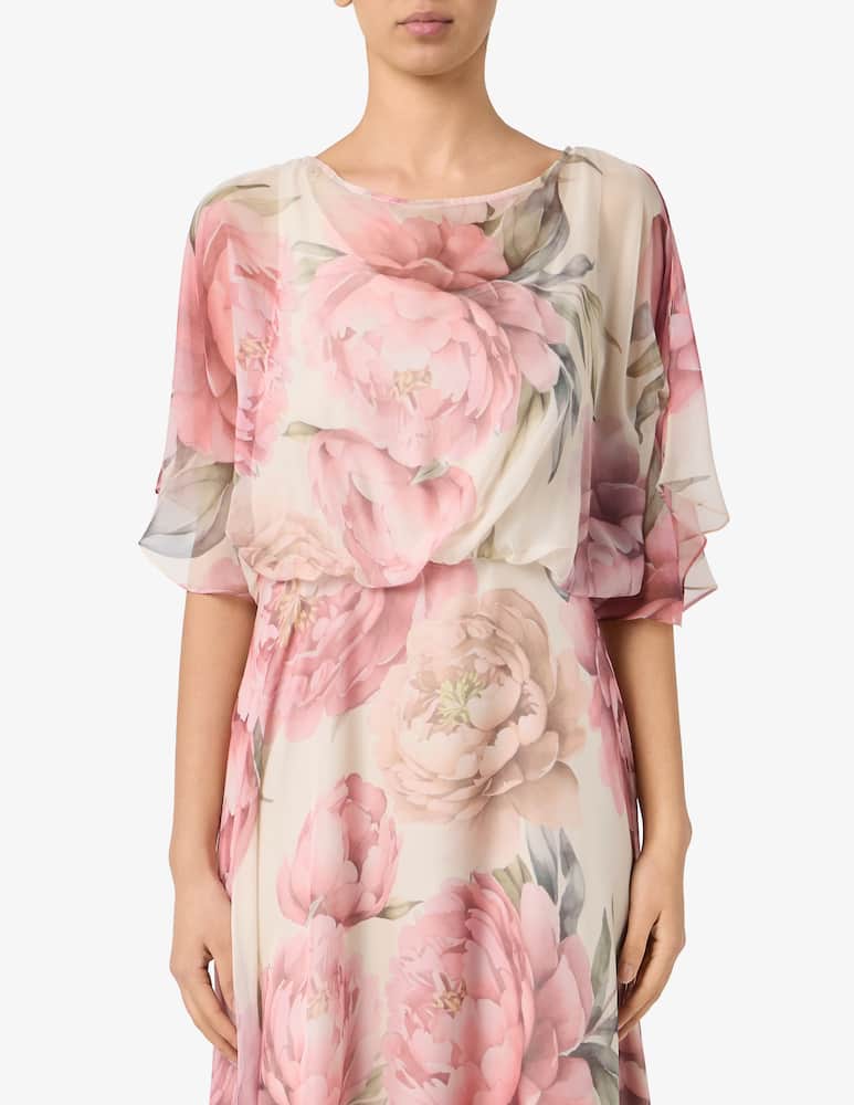 rinascente Elizabeth Ascot Abito lungo in chiffon
