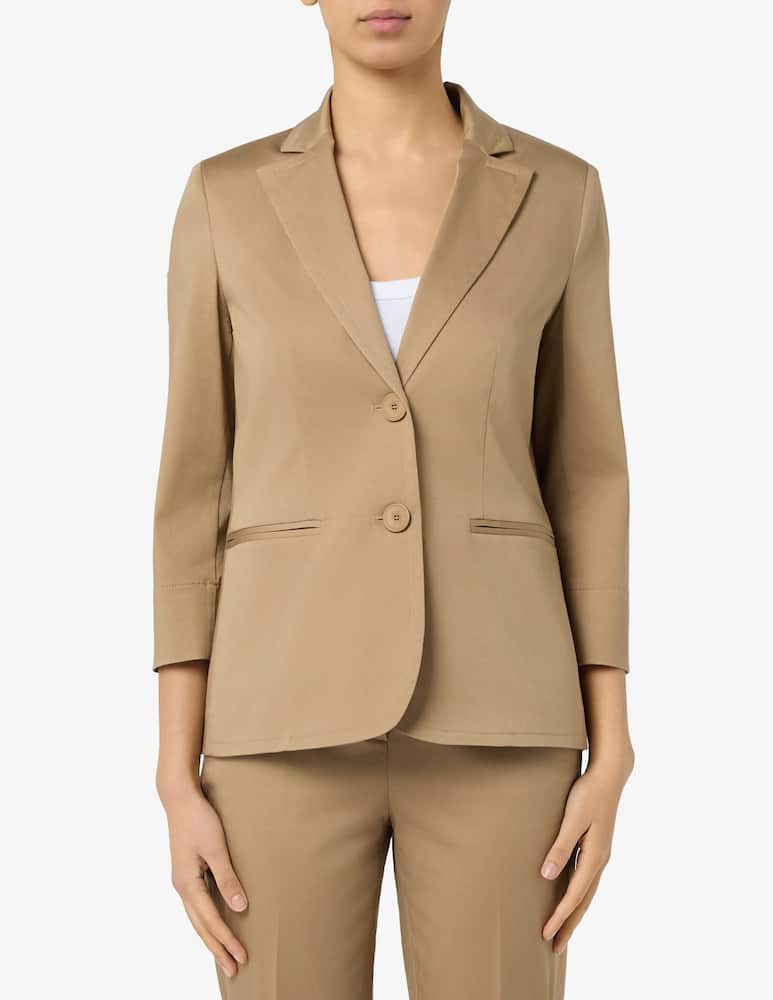 rinascente Elizabeth Ascot Cotton two button blazer