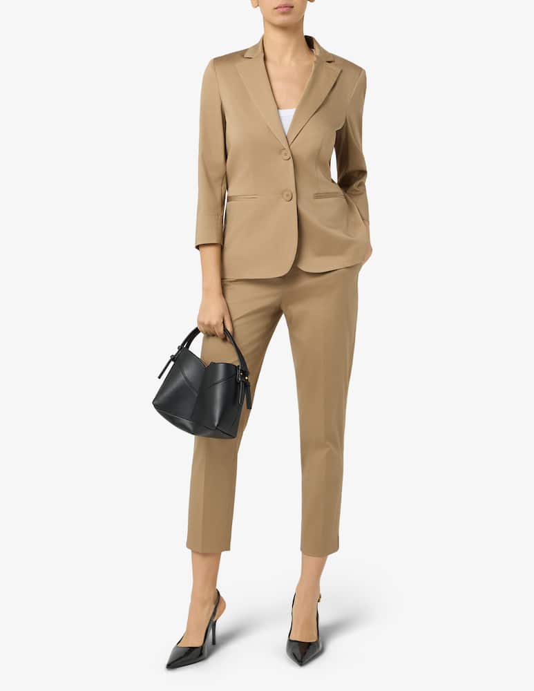 rinascente Elizabeth Ascot Cigarette cotton trousers