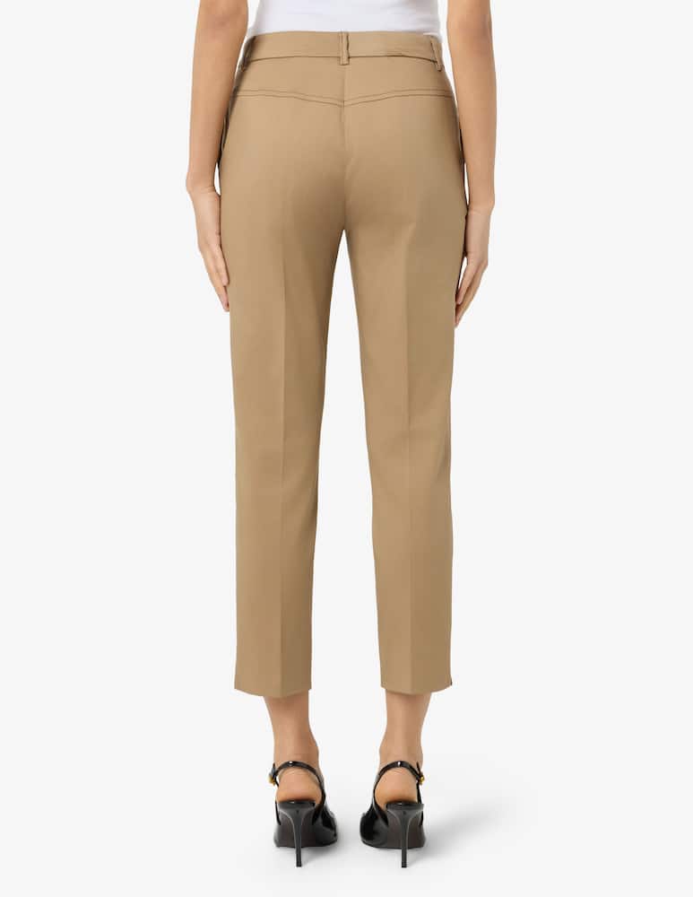 rinascente Elizabeth Ascot Cigarette cotton trousers