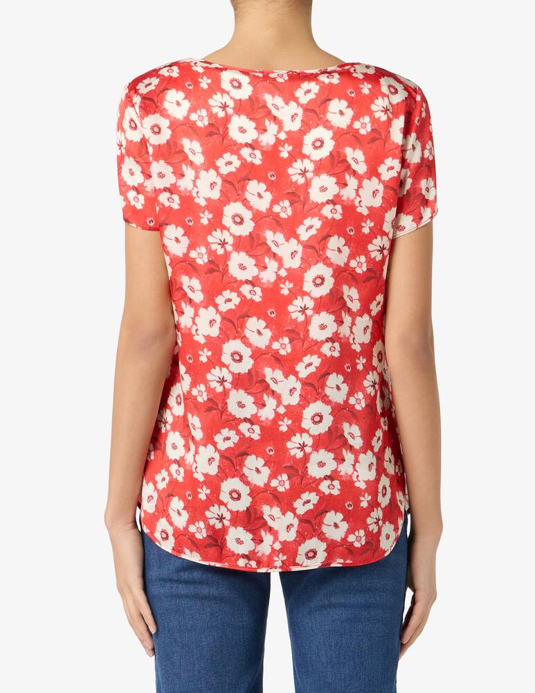 rinascente Elizabeth Ascot Blusa floreale in viscosa