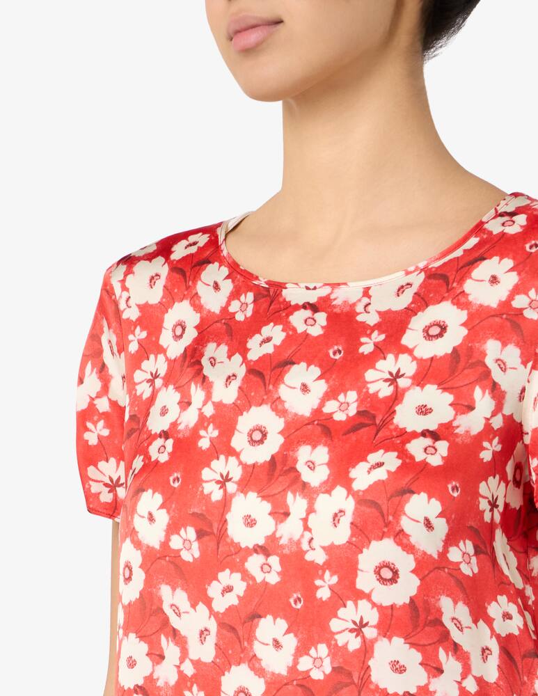 rinascente Elizabeth Ascot Blusa floreale in viscosa