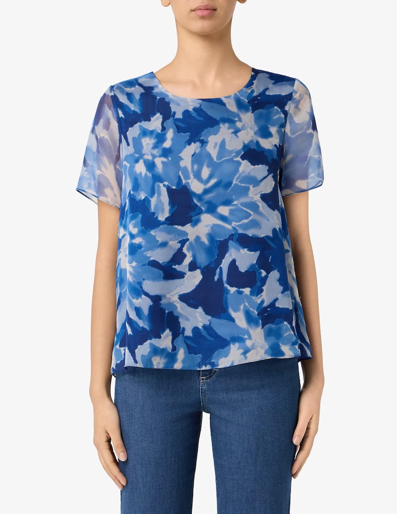Elizabeth Ascot Blusa chiffon floreale - immagine 1 Elizabeth Ascot Blusa chiffon floreale - immagine 1