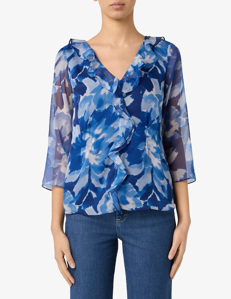 Elizabeth Ascot Blusa chiffon con ruches - immagine 1 Elizabeth Ascot Blusa chiffon con ruches - immagine 1