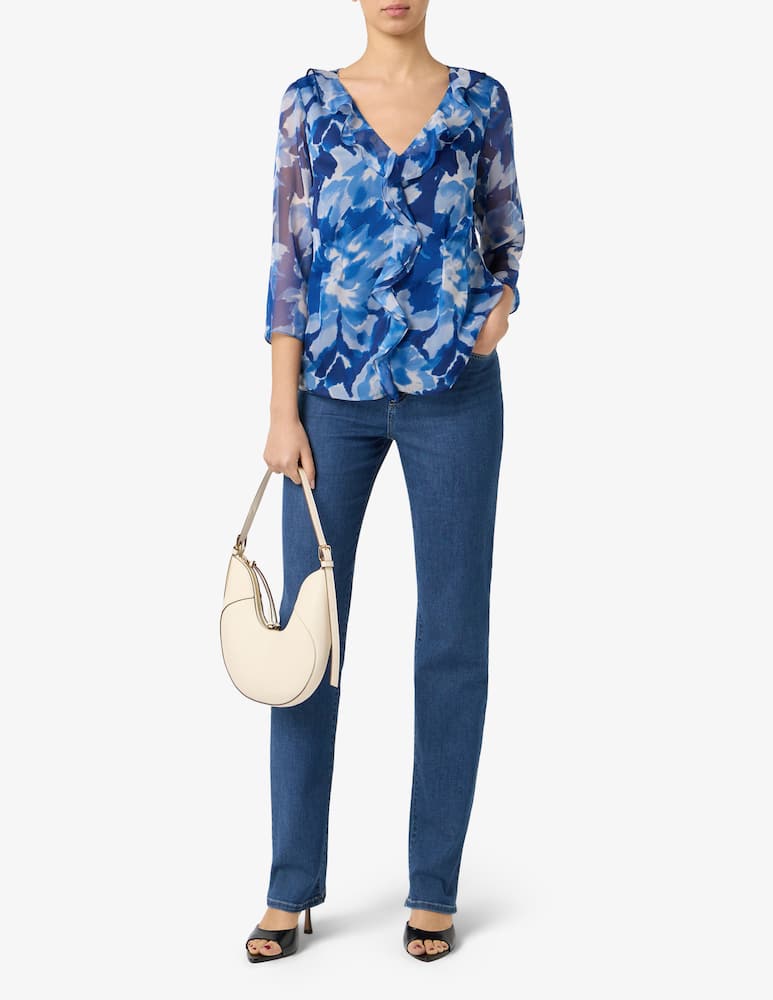 Elizabeth Ascot Blusa chiffon con ruches - immagine 2 Elizabeth Ascot Blusa chiffon con ruches - immagine 2