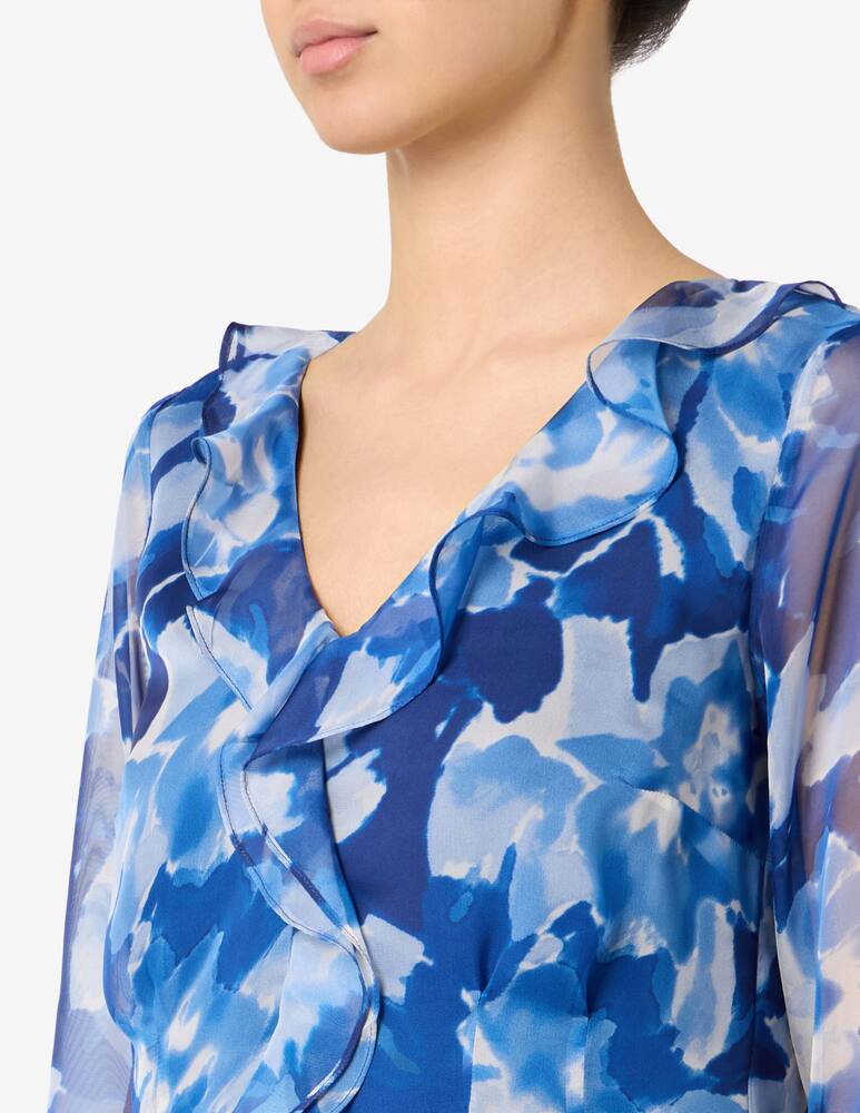 rinascente Elizabeth Ascot Floral chiffon blouse
