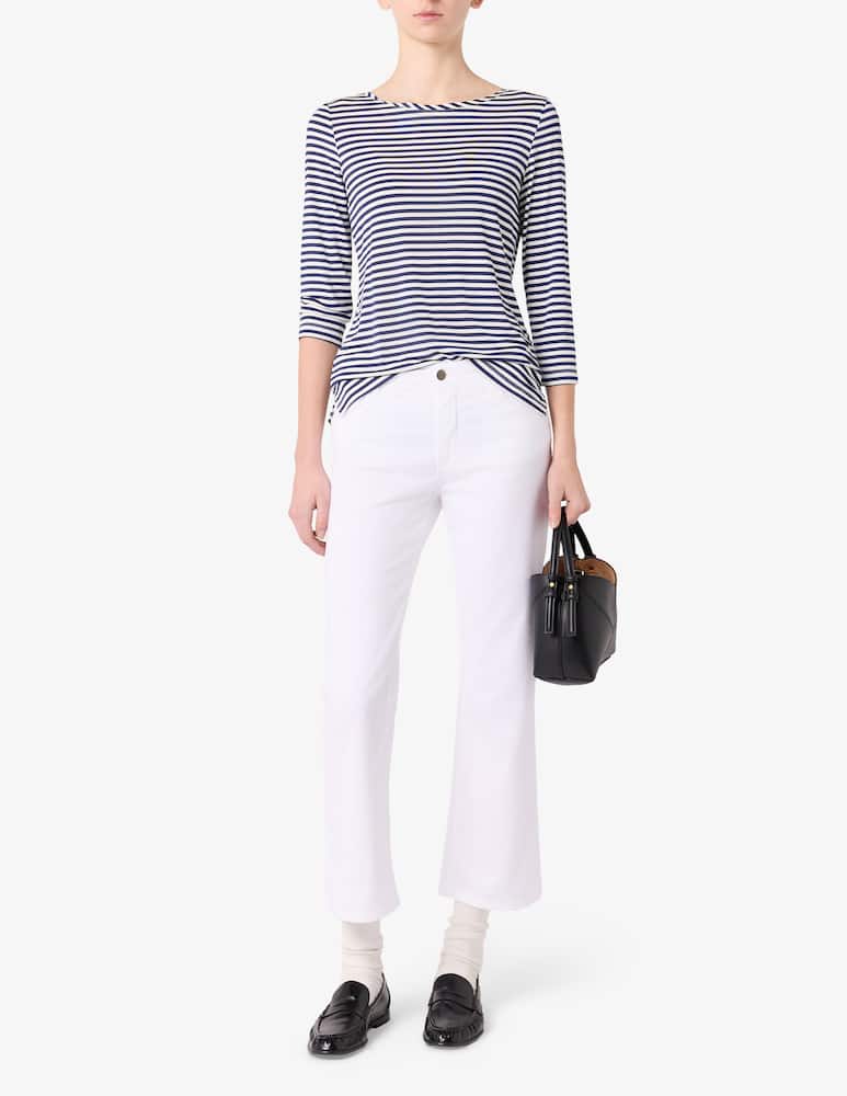Elizabeth Ascot Striped boatneck top - picture 2 Elizabeth Ascot Striped boatneck top - picture 2