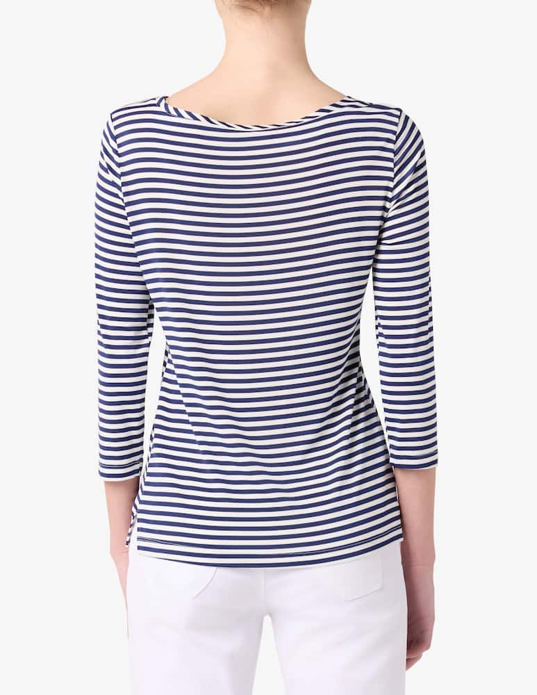 Elizabeth Ascot Striped boatneck top - picture 3 Elizabeth Ascot Striped boatneck top - picture 3